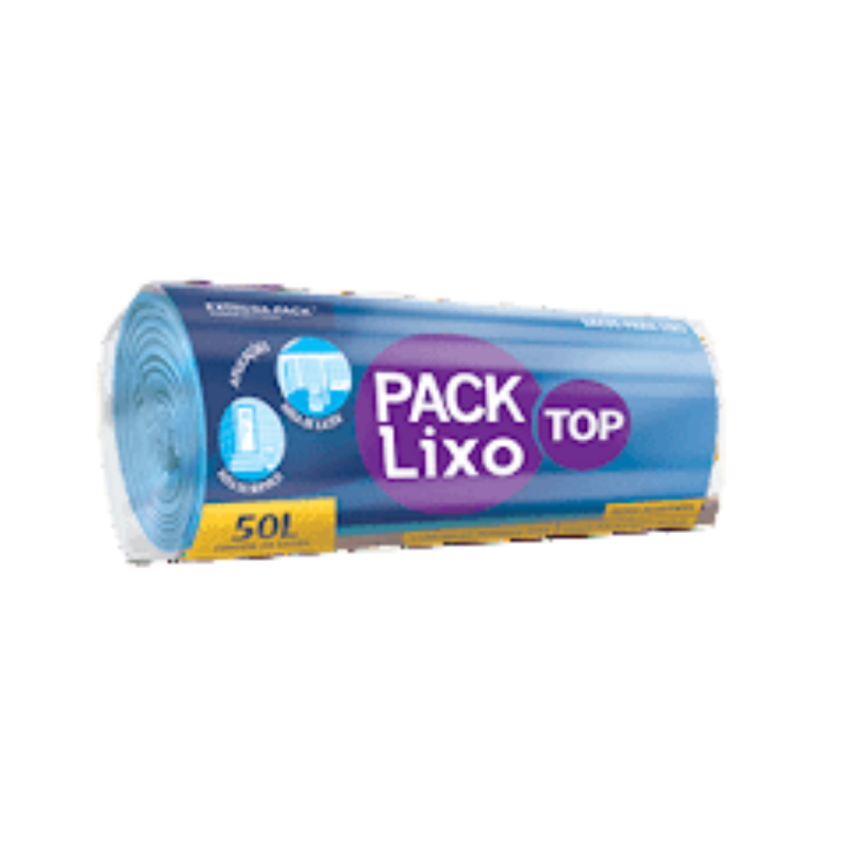 PACK LIXO TOP 050 LITROS AZUL 63X80 FD 10X30 UN